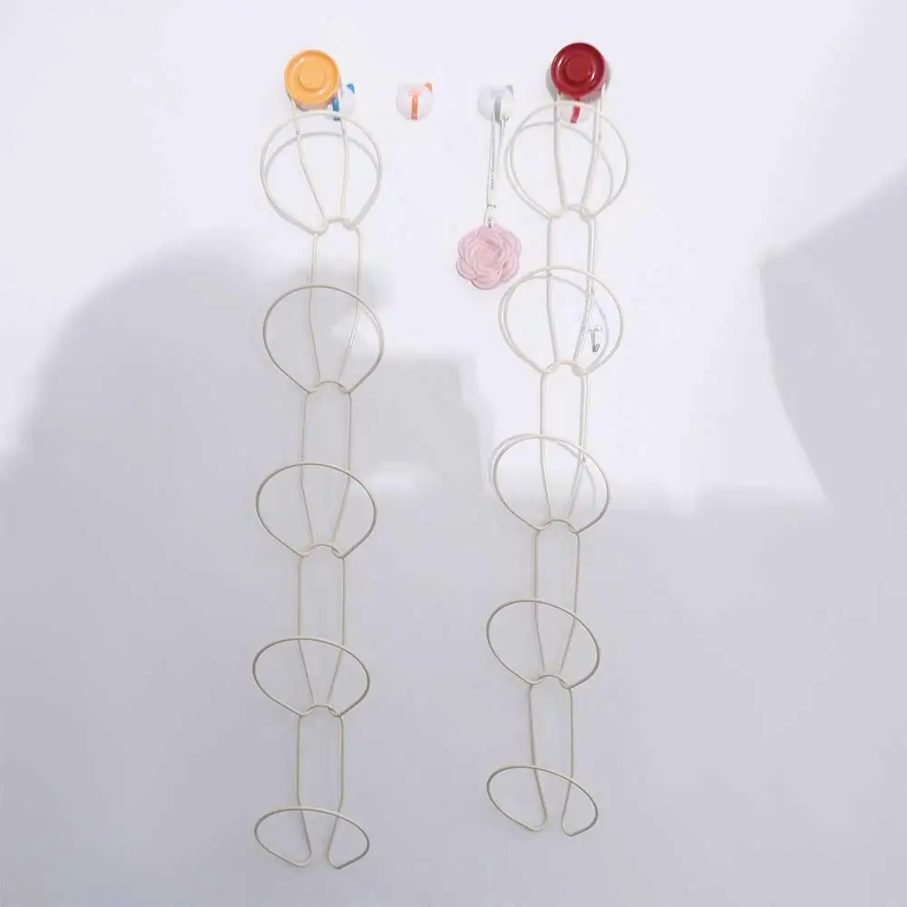 

Практичный железный органайзер на присоске для шляп, штабелируемый держатель для шляпы без перфорации, экономия места, подвесная стойка для хранения шляп, спальня