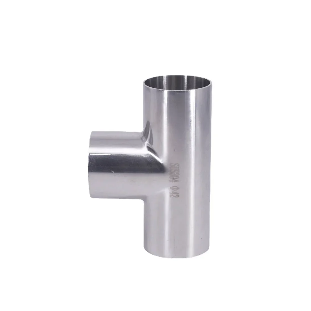 

DIN Standard 14mm-104mm Pipe OD Butt Weld Tee 3 Way Connector Sanitary Pipe Fitting SUS304 Stainless Fitting Spliter Homebrew