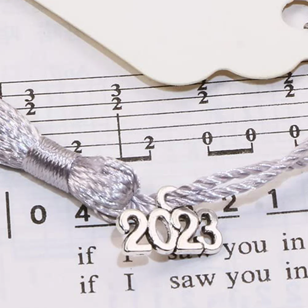 

200 Pcs 2023 Pendant Jewelry Charms Decorations DIY Zinc Alloy Numbers Bracelet Pendants for Craft Lightweight Durable