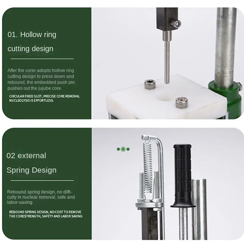 Olive De-nucleating Artifact Oil Hawthorn De-nucleating Device Yunnan Yuganzi Fruit Oil Stainless Steel Nucleating Tool