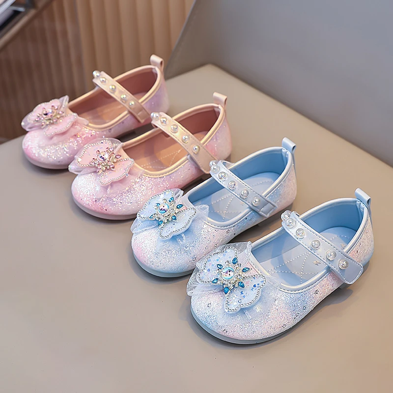 Mädchen Mary Jane Ballerinas, Prinzessinnenkleid mit einzigartiger drehbarer Windmühlen-Dekoration aus Strass, für Kleinkinder, Mädchen, Party, Hochzeit – Detail 2