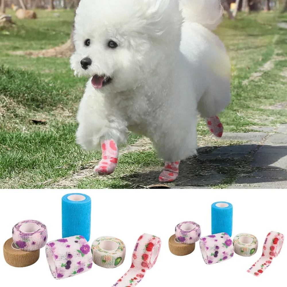 כיסוי רגליים עמיד למים לכלבים DIY נעליים לכלבים לשימוש חד פעמי במגף חם עם סרטון להגנת כפות הרגל בחוץ