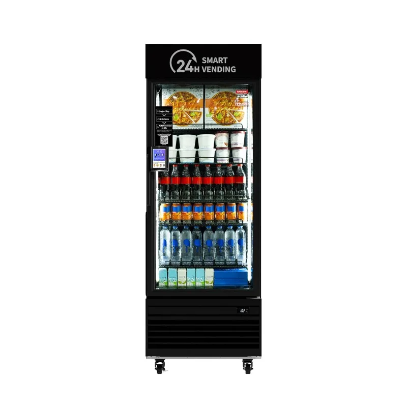 Customized Smart Open-Front Vending Machine -420-Capacity Max Professional Series,  for High-Traffic Locations