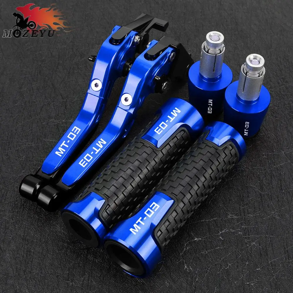 

Motorcycle Accessories MT03 Brake Clutch Levers Handlebar Hand Grips End For YAMAHA MT-03 MT03 2015-2023 2022 2021 2020 2019