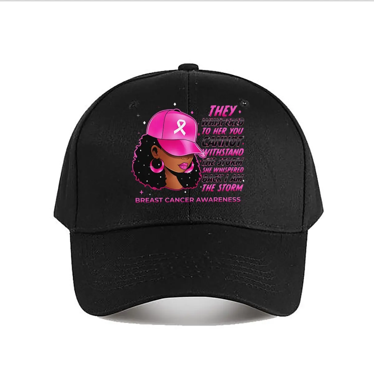 Breast Cancer Awareness Baseball Cap Fashion Men Sunhat Women's Outdoor Sports Snapback Cap