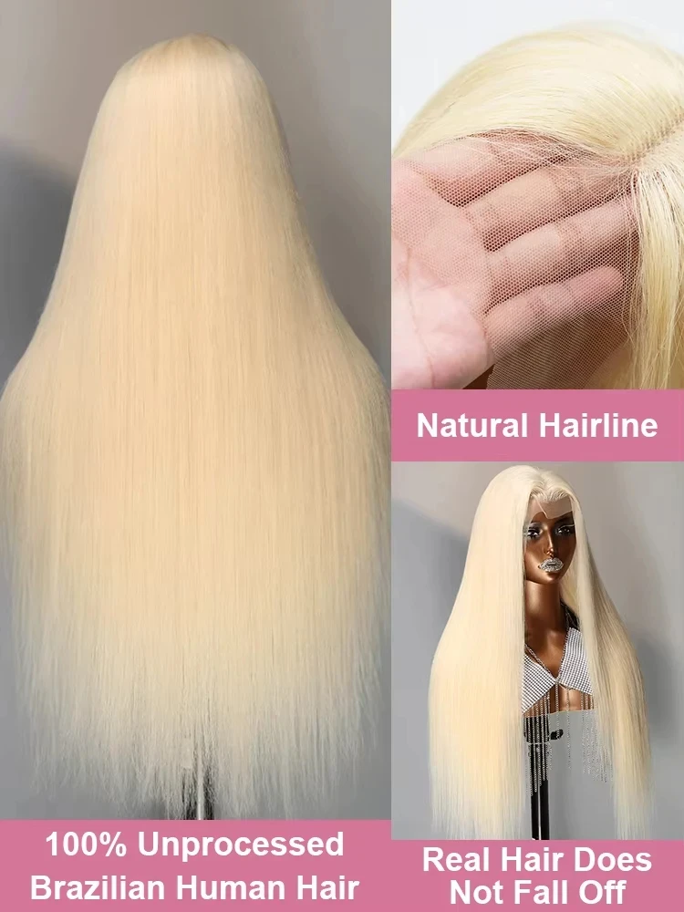 250 الكثافة 30 بوصة شقراء مستقيمة 613 Hd الدانتيل شعر مستعار أمامي 13x6 13x4 الدانتيل الشفاف الباروكة الأمامية البرازيلي شعر ريمي للنساء