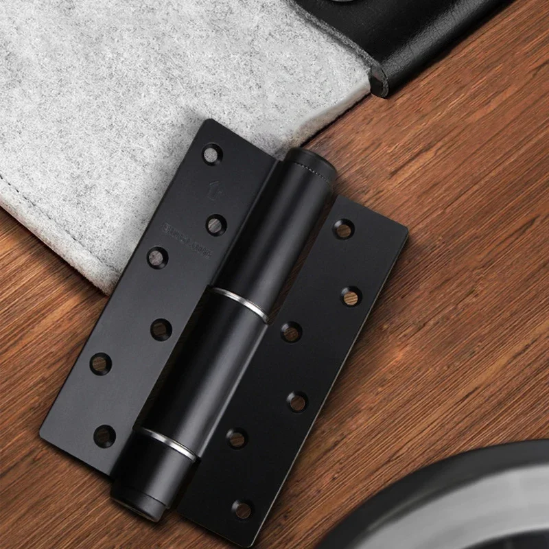 6INCH Self close buffer Hydraulic  Invisible door hinges 80KG Heavy Duty Mute Casement Space Aluminum  automatic Close Hinge