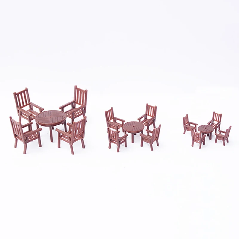 

1 Set Of Mini Simulation Table And Chair Model Scene Toy Furniture Accessories