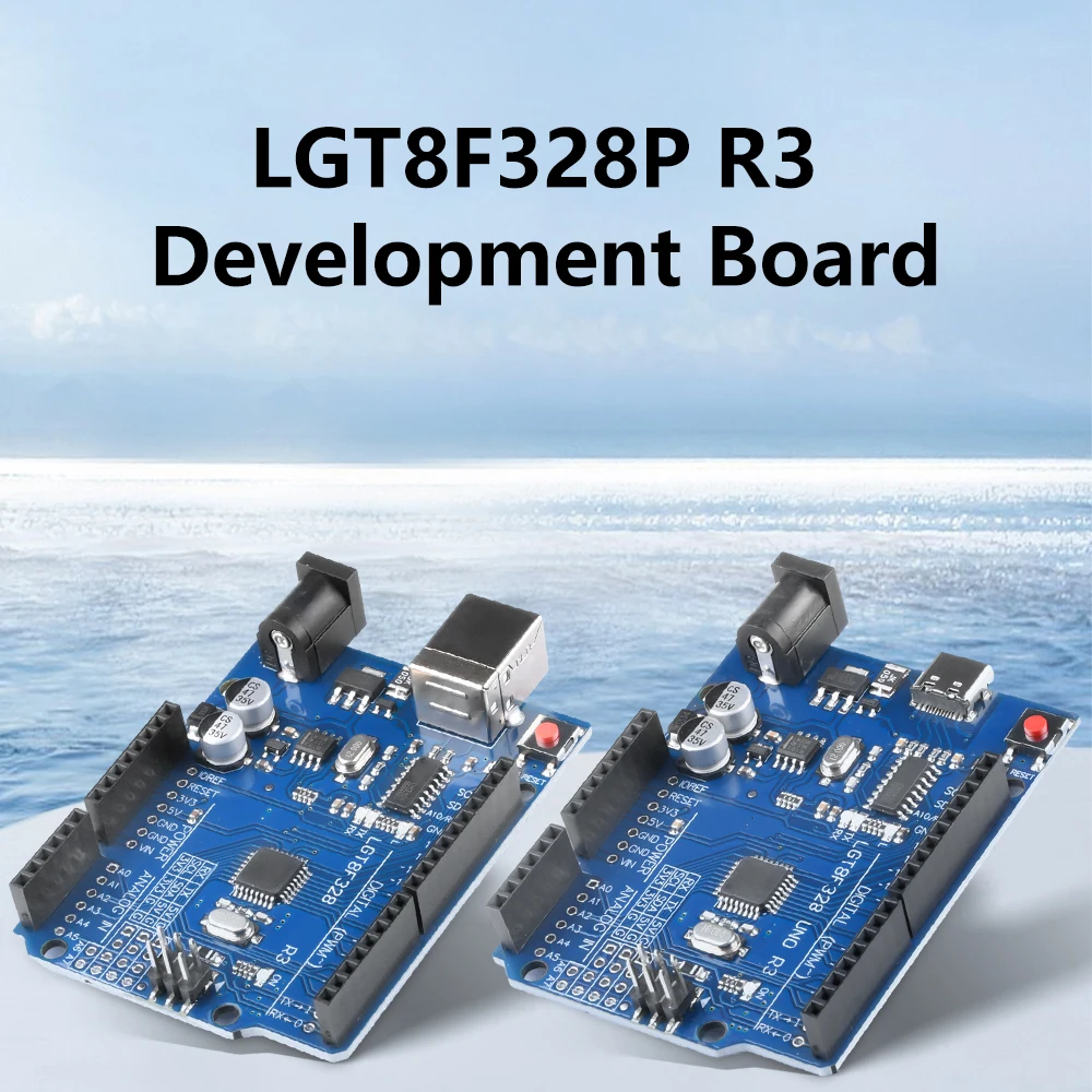 LGT8F328P R3 CH340G Development Board Type-C Type-B USB For Arduino For UNO R3 ATmega328P R3 Replacement