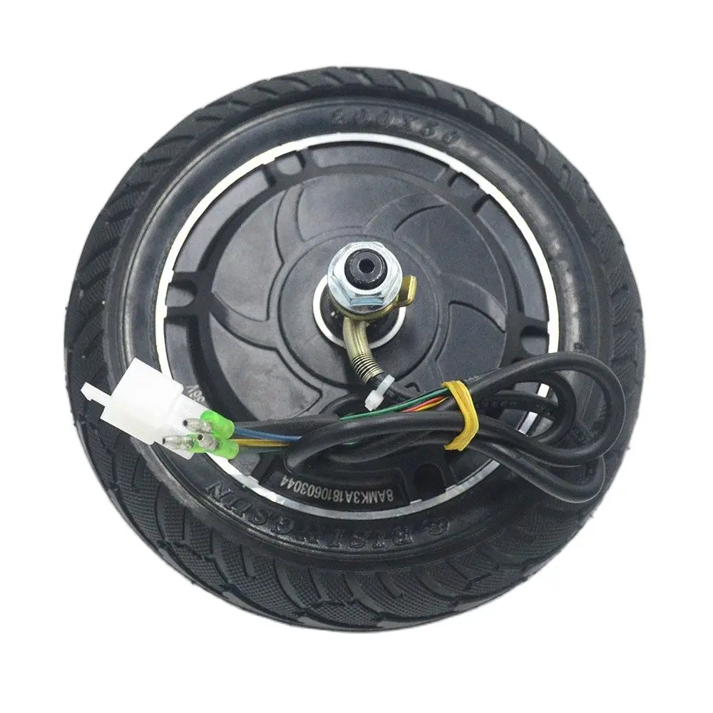 Electric Scooter Hub Wheel Motor 24V 36V 48V 350W DC Brushless Toothless 8inch Wheel Motor E-Scooter Wheel Bicycle Motor Wheel