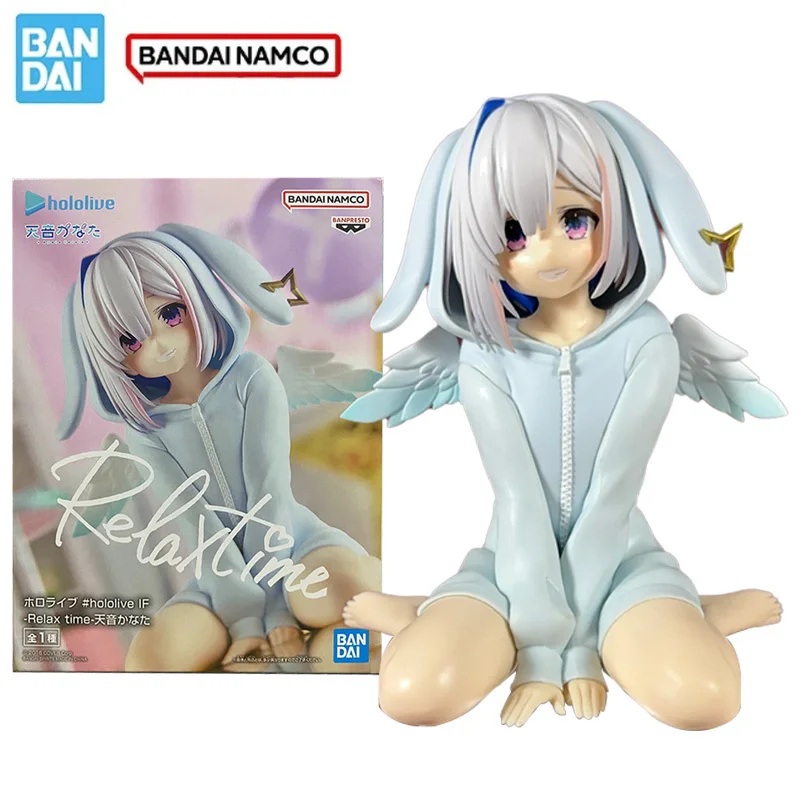 

Bandai Original Hololive Leisure Time Amane Kanata Anime Action Figures Toys for Kids Gifts Collectible Model Ornaments