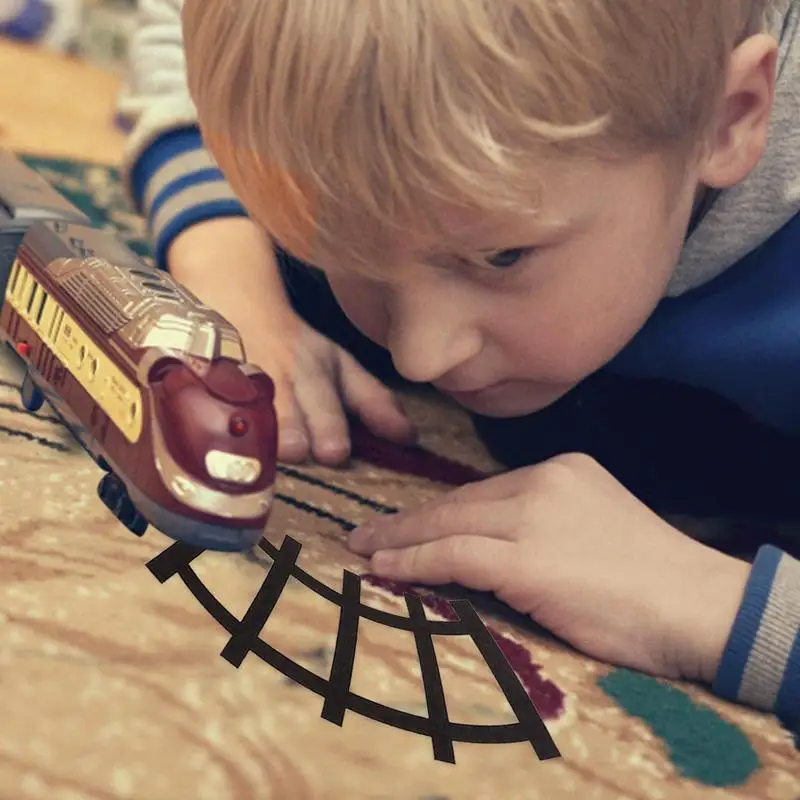 Track Tape Klebeband Aufkleber Kinder Spielzeug Zug Track Aufkleber Rolle für Autos Track Eltern-Kind interaktives Spiel für Kinder