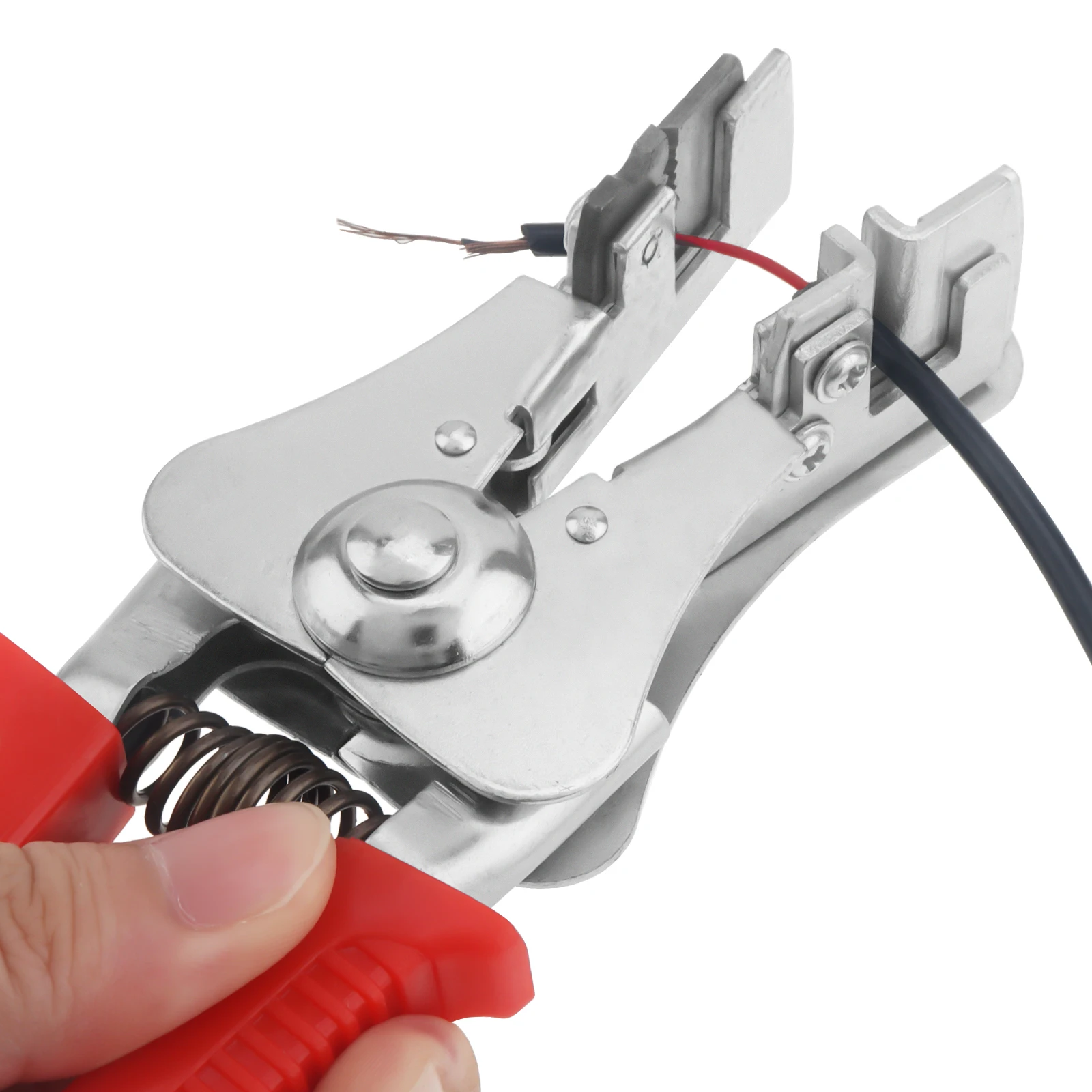 Multifunction Wire Cutter Automatic Wire Stripper Crimping Pliers for Broken/Tight/Stripping Line for 10-24AWG Electrical Wire