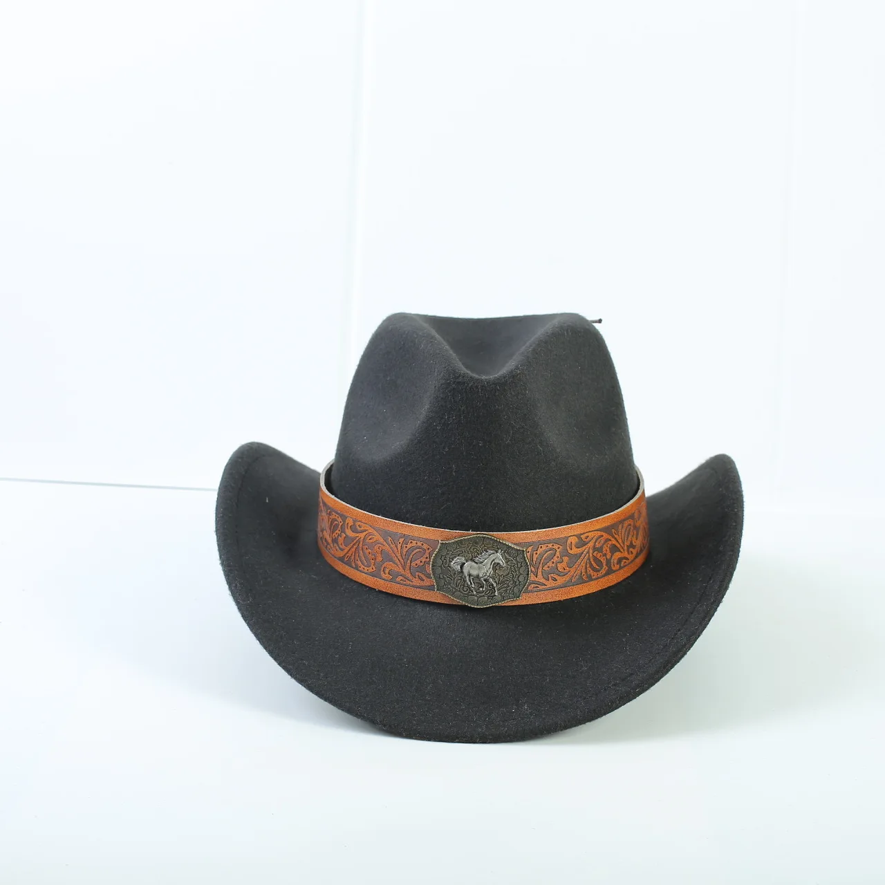 Amazon Cross Border Hot Sale European American Style Elegant Fedora Hat Fashion Hat Band Decoration Men Women Classic Hat