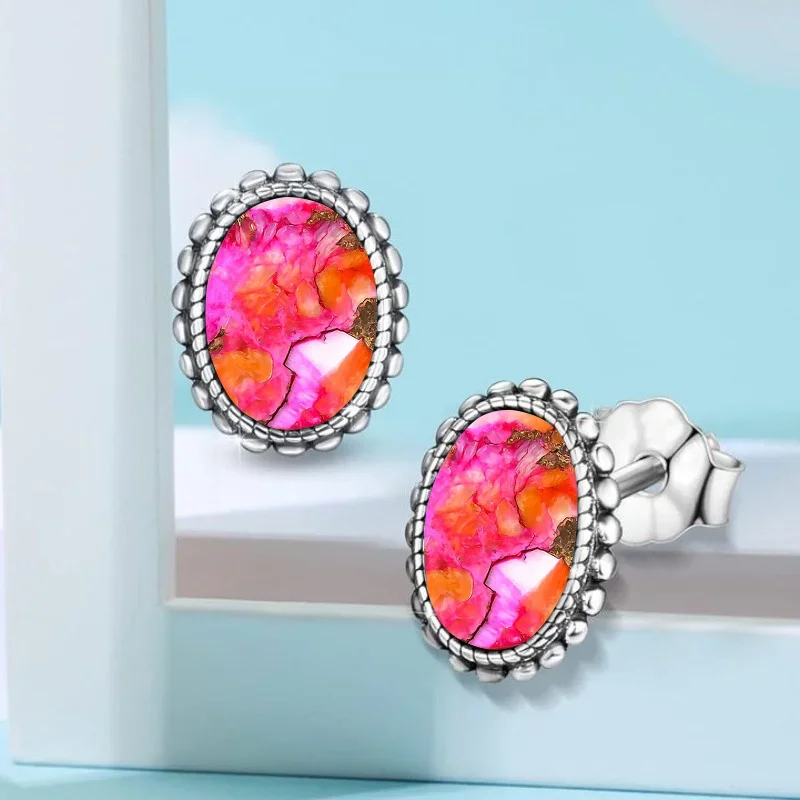 2pcs Fashionable and Exquisite Retro Bohemian Style Rotundity Earrings for Women Men Birthday Anniversary Gift Party Jewelry Lux