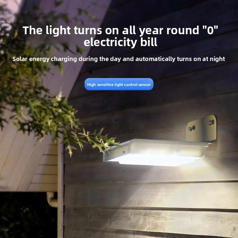 Solar Garden Light Outdoor Waterproof 46LED Human Body Induction Light, Factory Direct Sales of Outdoor Lighting LED Lamps