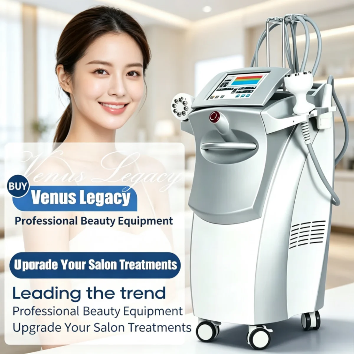 Actimel Venus Legacy Equipment Vacuum RF Skin Tightening Slimming Cellulite Removal Body Lifting Machine For Beauty Salon