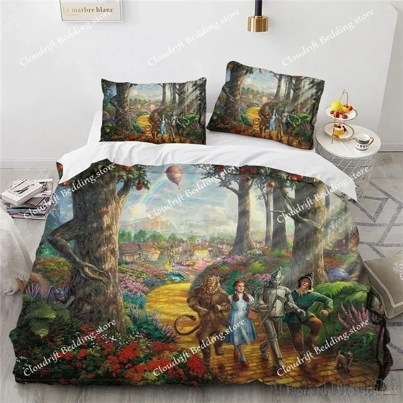 Cinderella Princess Love Child Duvet Cover Set HD Comforter Cover Bedclothes for Kids Bedding Sets Bedroom Decor
