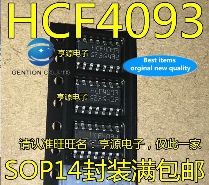 

5 шт. HCF4093 HCF4093M013TR SOP-14 инвертор логической сетки в наличии 100% новый и оригинальный