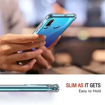 1,5mm silný průhledný kryt s airbagy pro Huawei P30 lite P40 lite E Y6 Y7 Y9 Prime 2019 Y6P Y7P Y8S P Smart 2019 P Smart Z Cover Fundas 12 nejlepší prodej pouzdro Huawei Y6 - №6