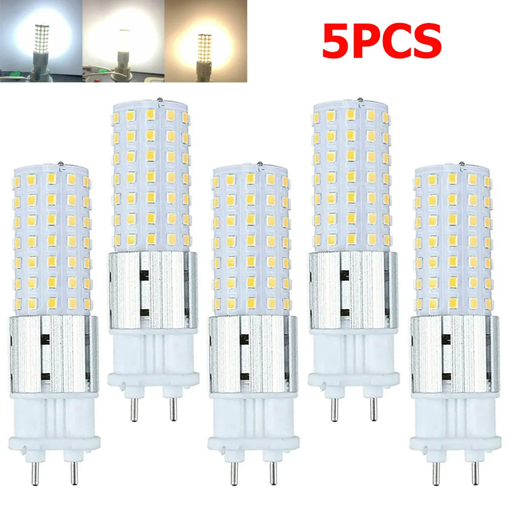 

5PCS 15W 96LEDs LED Corn Light Bulb Lights Room Cold Lamps 6000K Bedroom Chandelier Ac G12 110V Headlight Living Cool Appliance