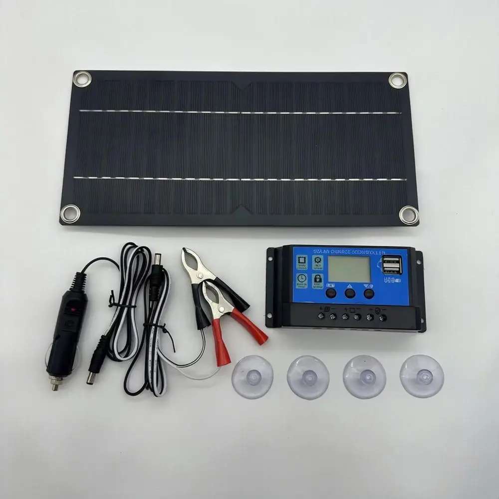 High Efficiency Solar Panel Charger Kit For Outdoor RV Caravan Travel Reliable Monocrystalline Power System