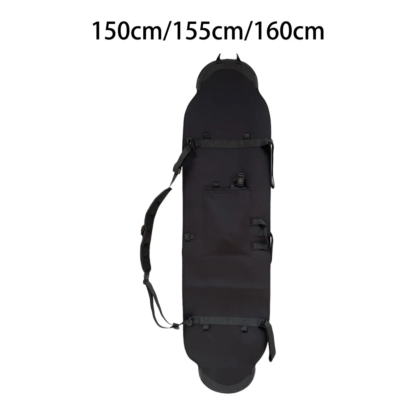 Portable Snowboard And Ski Bag Soft Cover Stretch with Shoulder Strap Transport Wrap Waterproof Equipment Sleeve Carrying Bag