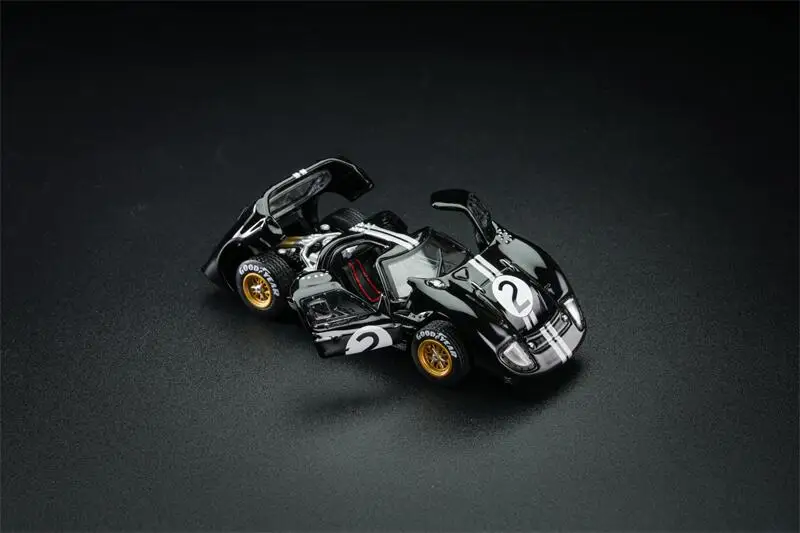 [PreSale] #640005-01 FG 1:64 GT40 Mk II #2 Black Full Opening Diecast Model Car
