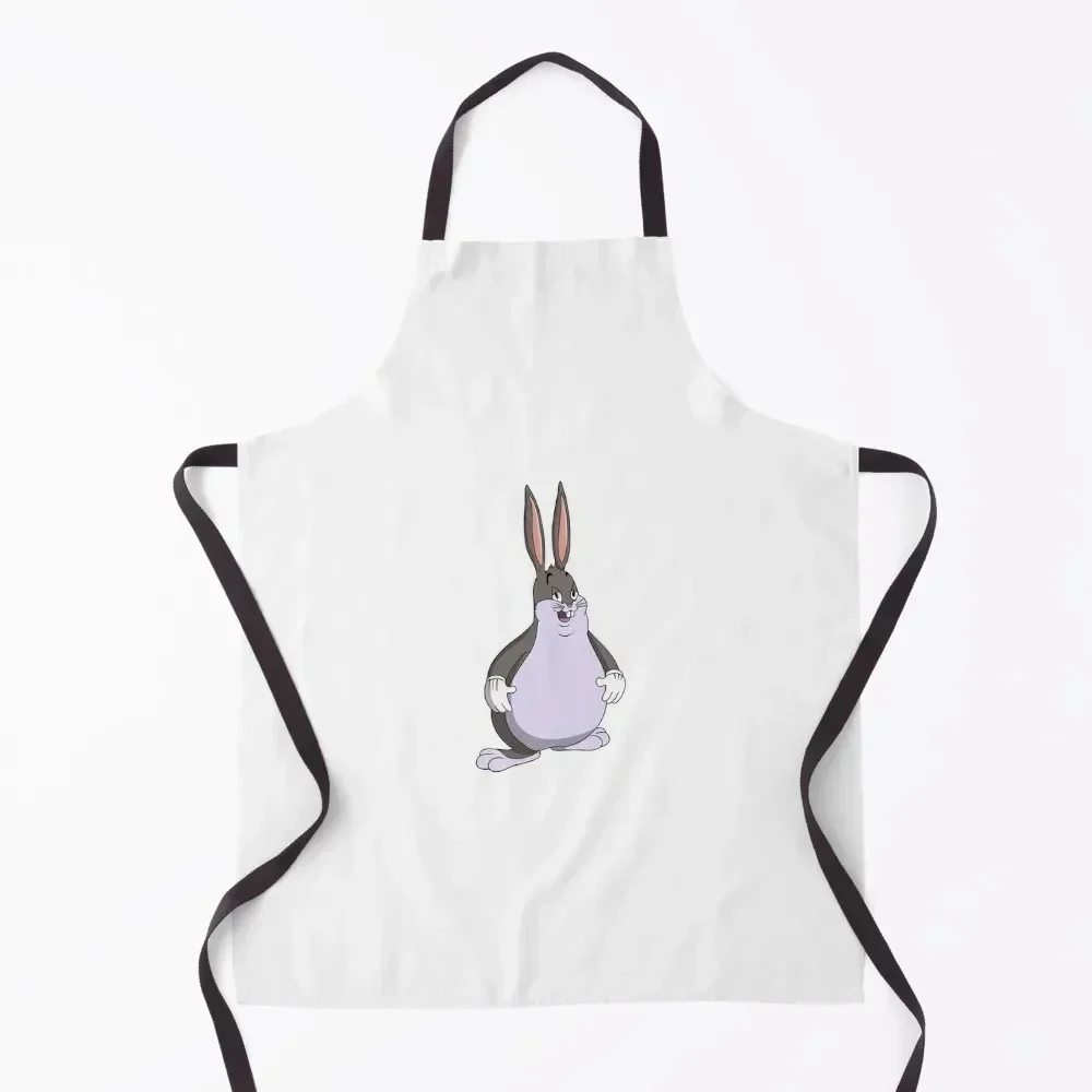 

Big Chungus Apron Bib For Kitchen Waterproof women Kitchen Apras Man men Apron