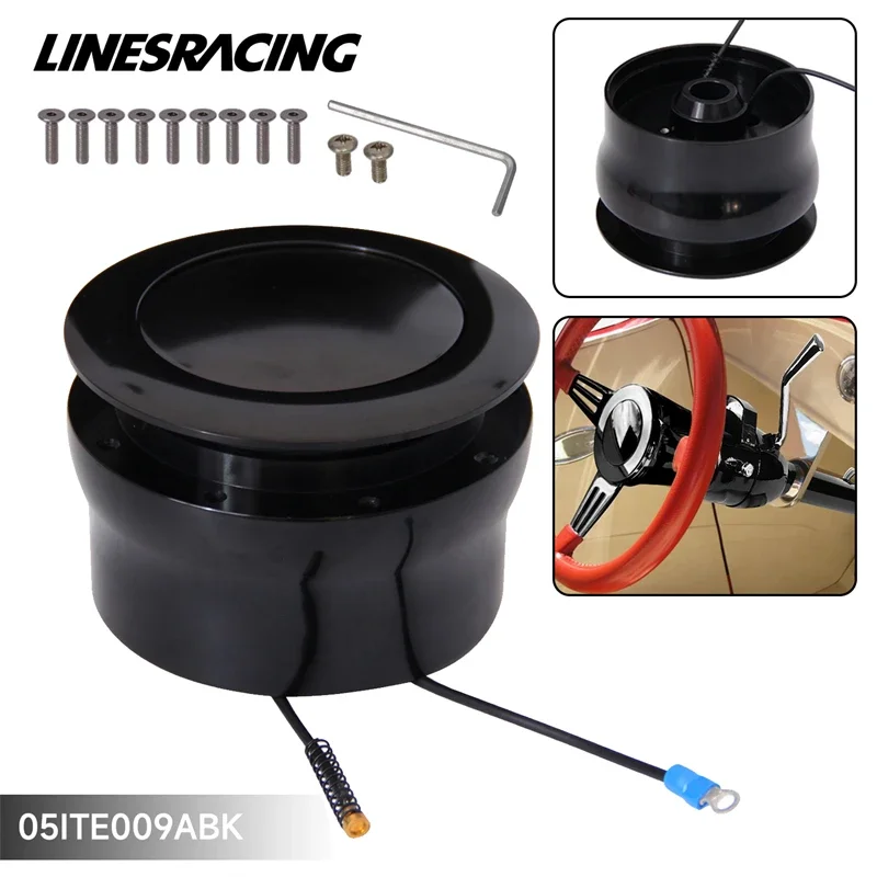 

Алюминиевая заготовка, кнопка звукового сигнала на руле и адаптер с 9-мя отверстиями для Buick/Cadillac/Chevrolet/Chrysler/Pontiac