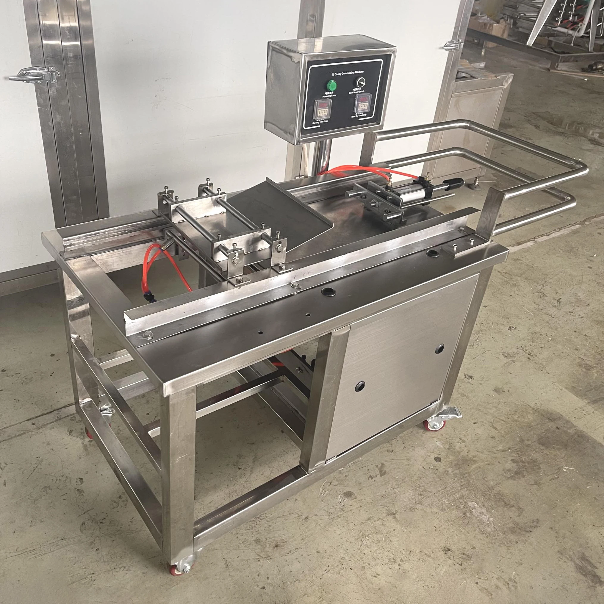 جديد صغير عالي الدقة SUS304 الفولاذ المقاوم للصدأ حلوى مصاصة الإصدار قالب شقة الصلب لينة هلام قالب إيداع الحلوى