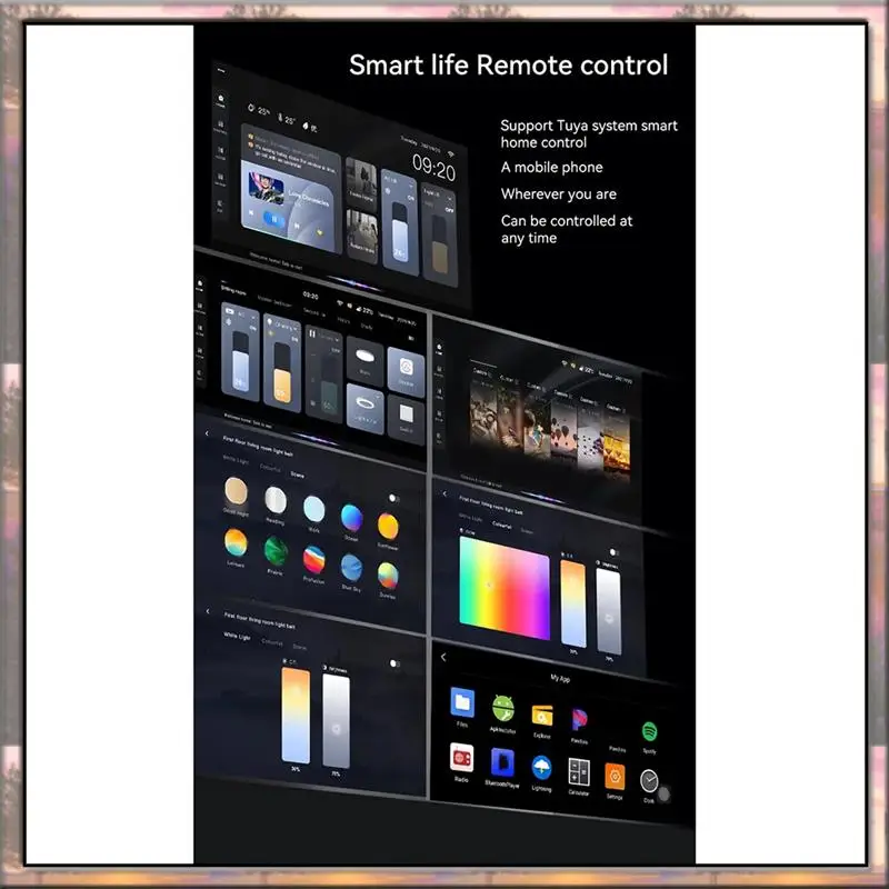 BAAZ HOT Tuya Panel Control Wifi Zigbee Devices Tuya Zigbee Gateway Build In 6 Inch Nspanel Tuya Smart Home Control Panel