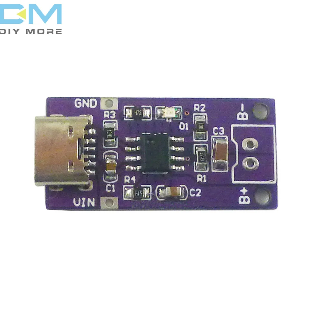 NiMH Rechargeable Battery Charger Module TYPE-C 1S 2S 3S With Status Indicator and Dual Protection Functions For Solar Charging