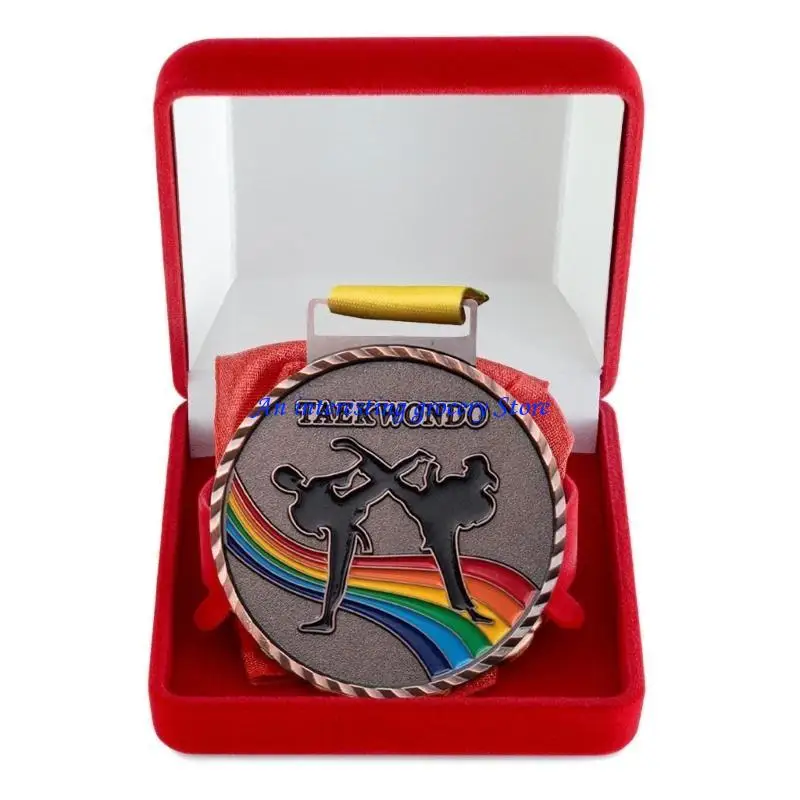 

652D Winner Medals with Ribbon for Kids Children Teens Event, Classroom School Sport Metal Award Medals Amateur Sports Medals