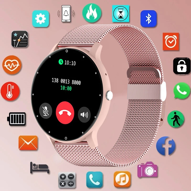 2023 New Smart Watch Women Men Lady Sport Fitness Smartwatch Sleep Heart Rate Monitor Waterproof Smartwatches For IOS Android