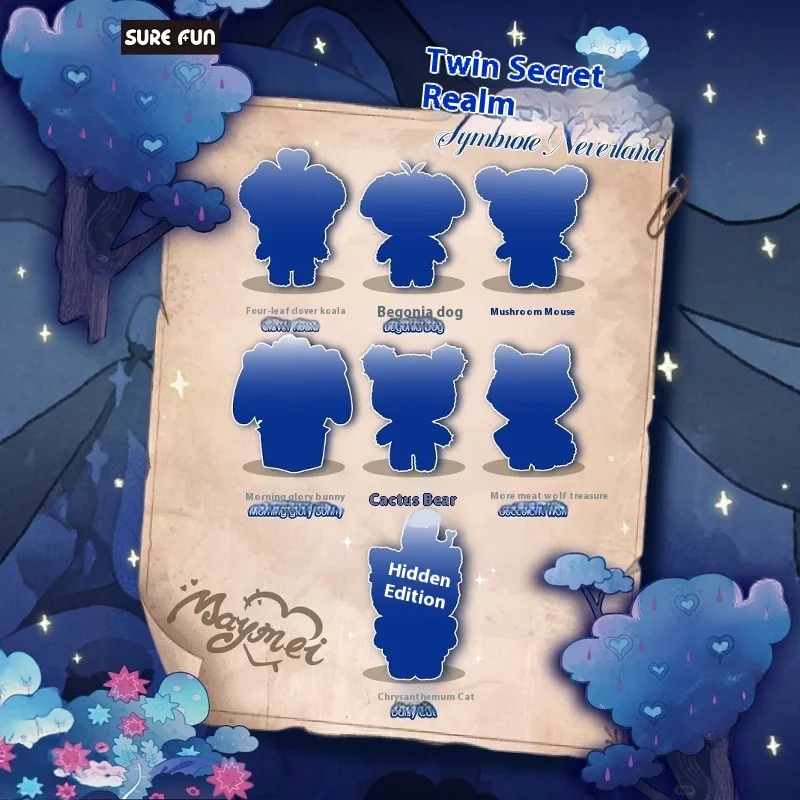 

In Stock Maymei Memorial Four Generations Of Twin Secret Realm Blind Box Bag Charms Trendy Toys Doll Figurines Birthday Gift