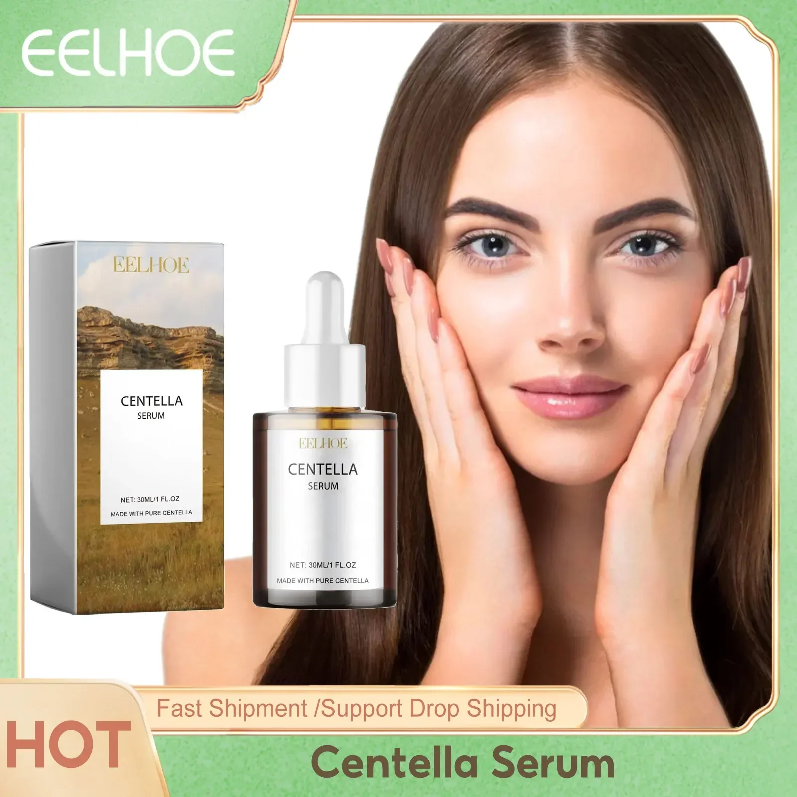

Centella Serum Deep Facial Repairing Cleansing Oil Facial Pore Repairing Moisturizing Hyaluronic Acid Firming Fine L-ines Essenc