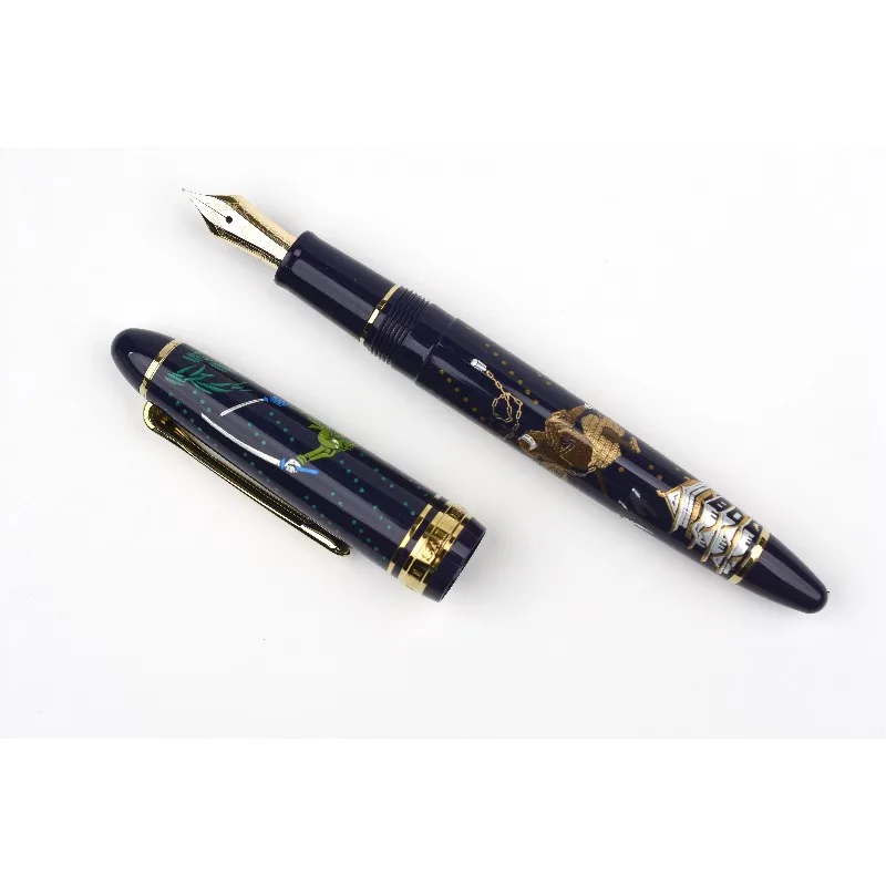 Japan Sailor Ninja Shiki Pen Season 2 Ninja Overseas Limited Edition 14K Gold Tip F M Limited Edition Resin Fountain Pen Writing