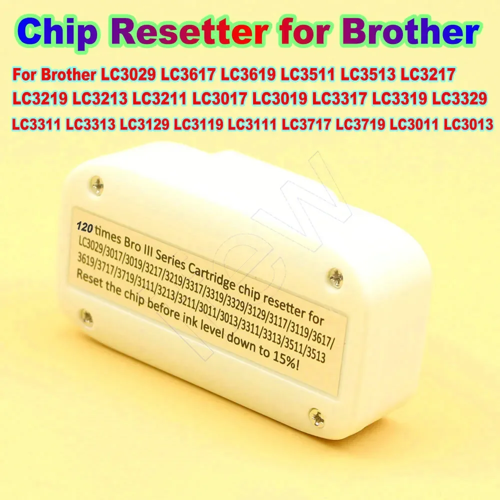 For Brother Cartridge Chip Resetter For Brother LC3017 3019 LC3011 3013 LC3111 3117 3119 LC3211 3313 3617 3717 3719 Reset Device