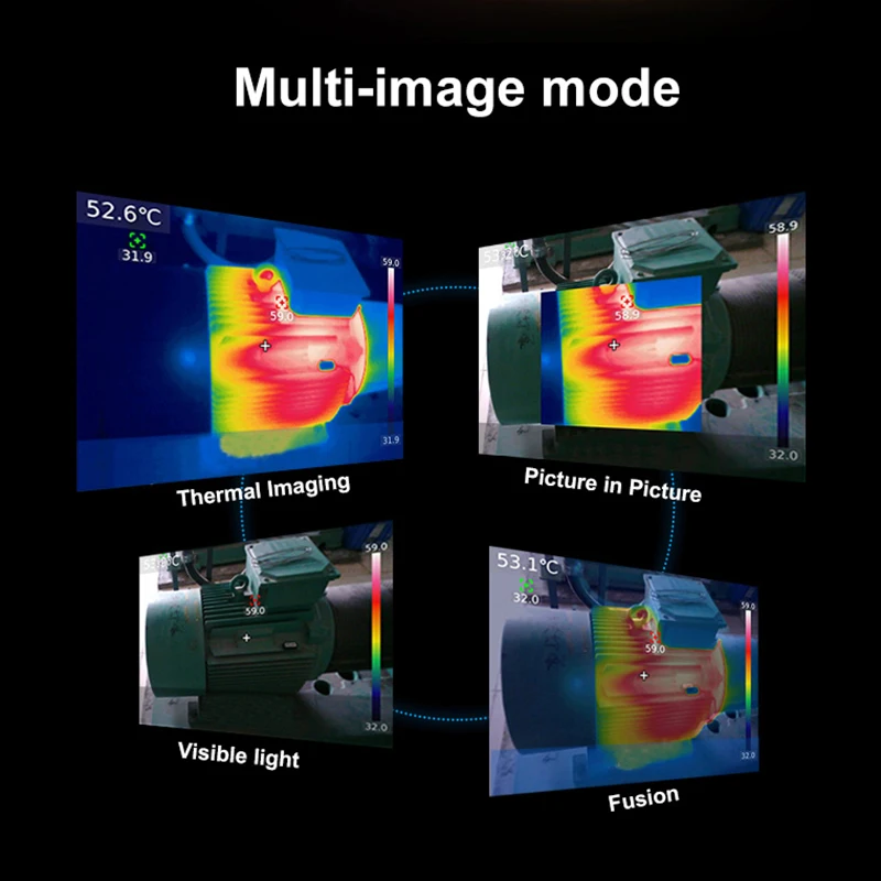 UNI-T UTI320E Infrared Thermal Imager 320x240 Pixels Industrial PCB Circuit Floor Heating Detection WIFI Thermal Imaging Camera