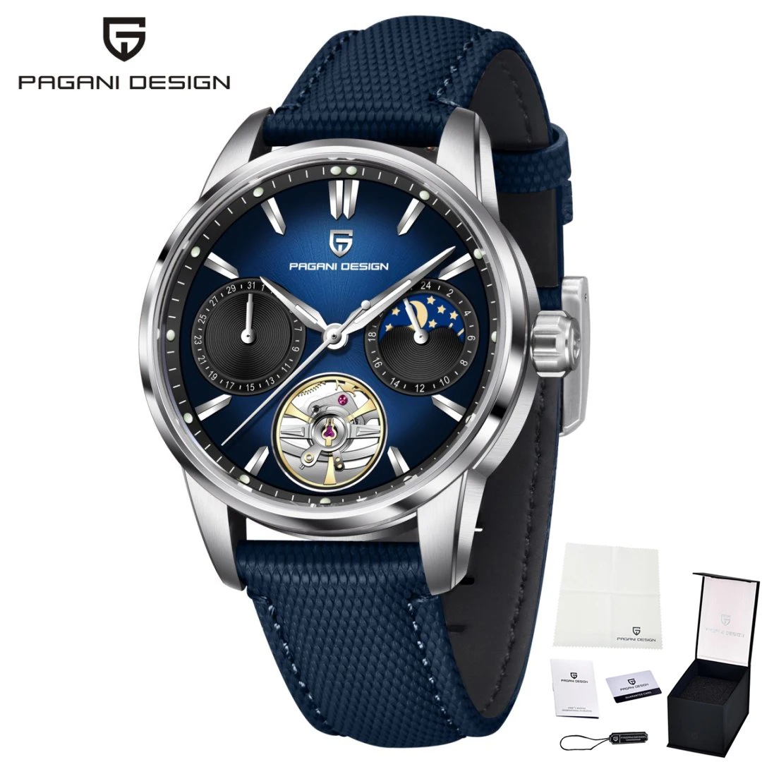 Automatic Mechanical Tourbillon Watch for Men