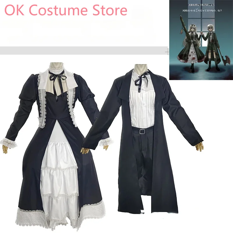 [Customized] Amine Black Lagoon Gemini Gretel/Hansel Cosplay Costume Halloween Outfits Women Men Performance Costumes