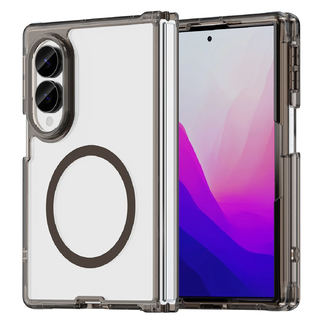 For Fold8 Clear Phone Case,Compatible with MagSafe Drop Protection Slim Protection Cover For Samsung Galaxy Z Fold 8
