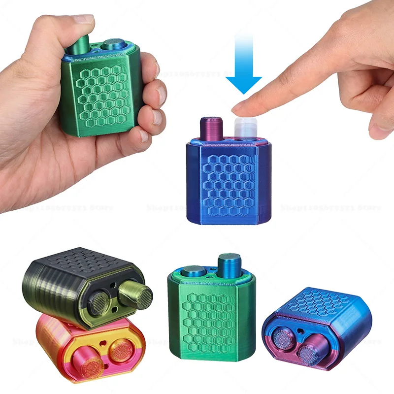 3D Printed V5 Fidget Clicker Toy,Portable Pocket multi-color Relief buttons meet sensory needs,creative Stress Relief finger toy