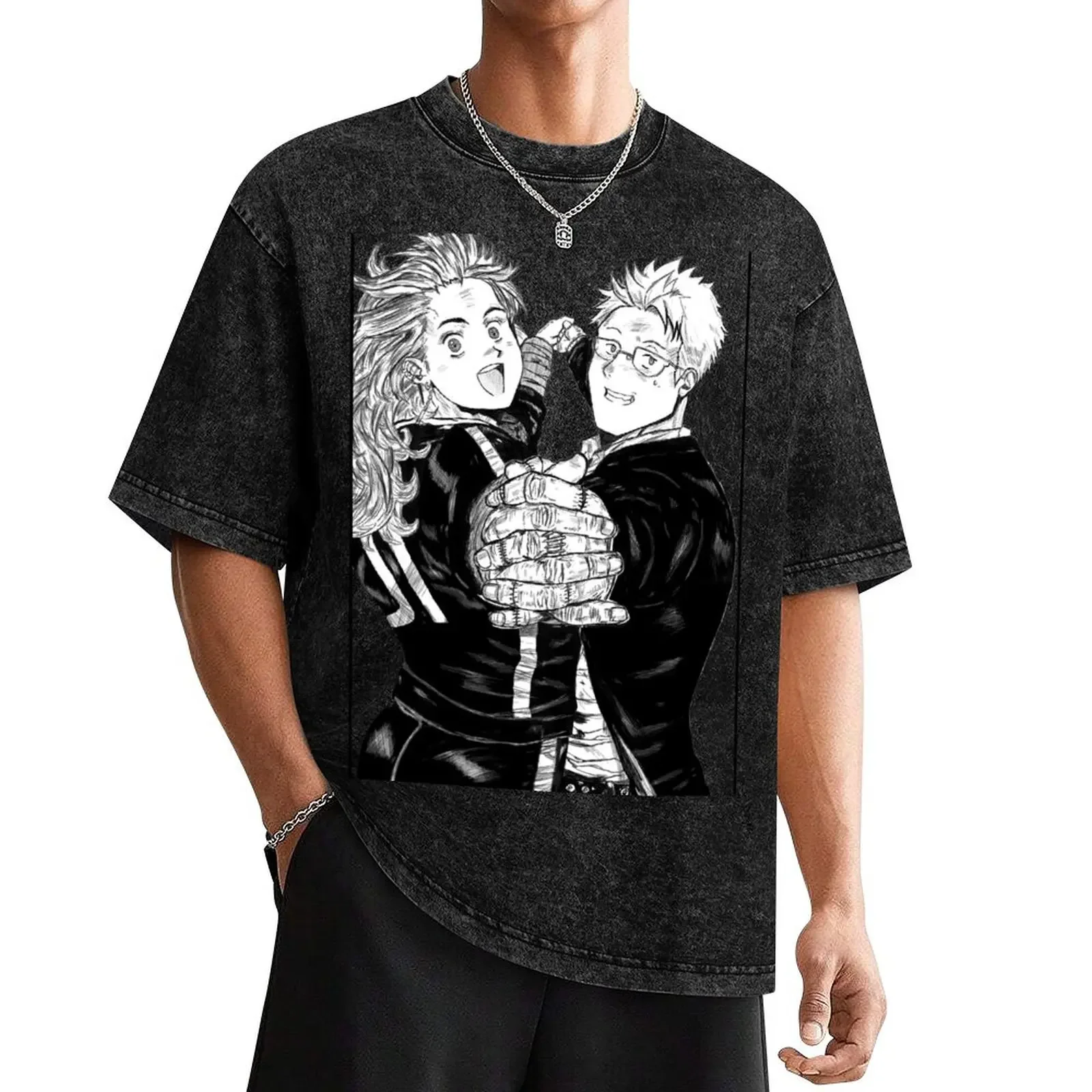 Noi and Shin T-Shirt graphic tee shirt blacks oversized t shirt men