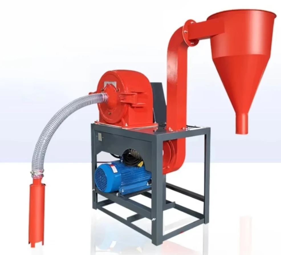 كسارة الذرة ذاتية التحضير، ماكينة طحن الحبوب المنزلية الأوتوماتيكية 220 فولت، كسارة طحن الأعلاف