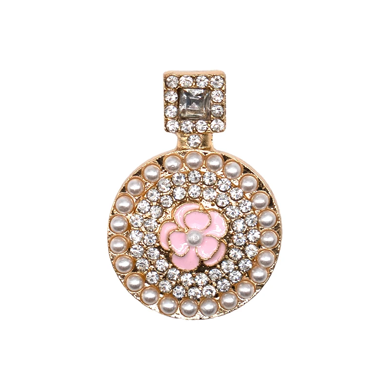 10 Stück Bling + 10 Stück 2D Parfüm-Kronen-Herz Metall-Schuh-Charms Lippenstift Kamera Schuh-Dekorationszubehör Clog für Kinder Geschenk – Detail 14