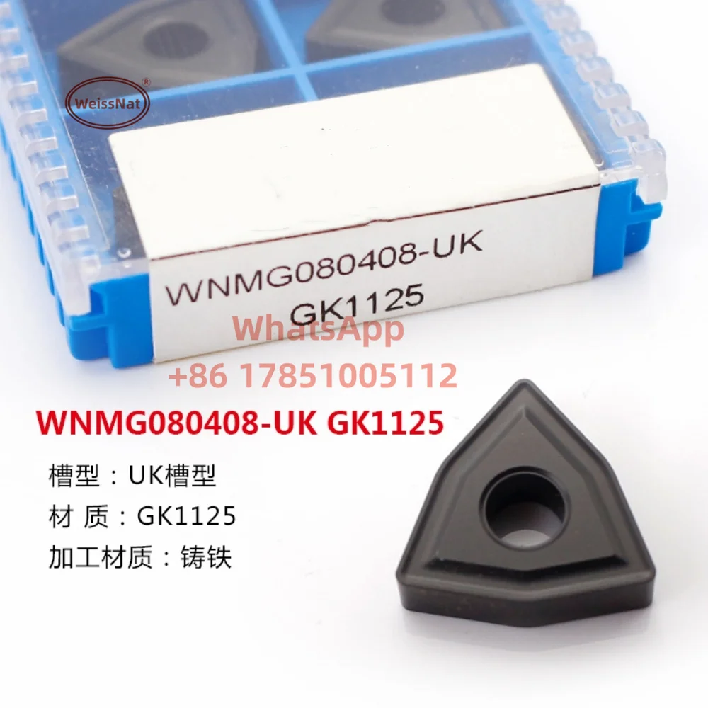 

WNMG080404 WNMG080408 WNMG080412 GM3225 GP1105 GP1225 GP91TF GP1115 GS3115 Carbide Insert WNMG Inserts