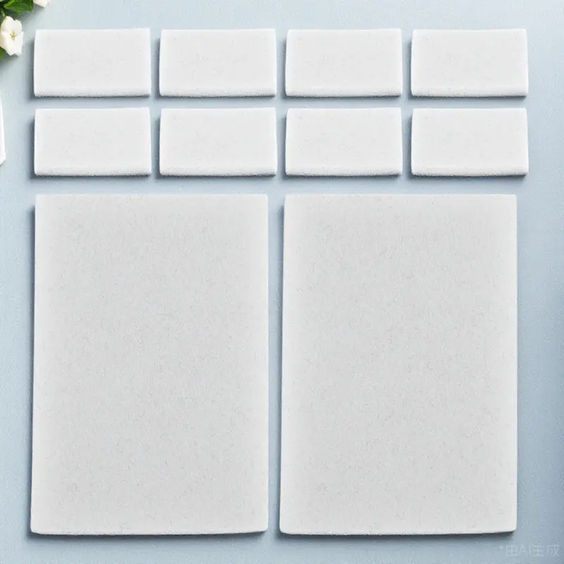 10Pcs Mini Ink Blending Foam Refills Soft Sponge Pads for Even Ink Distribution Ideal for Craft Stamping and Embossing