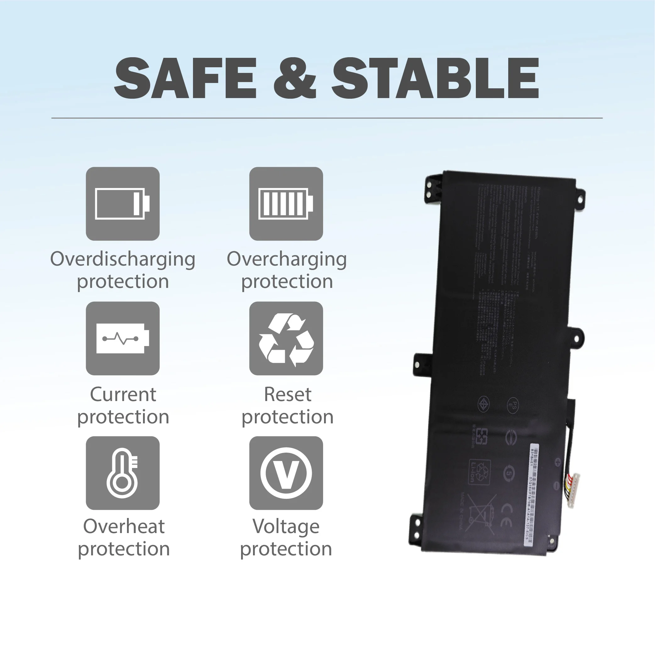 B31N1726 4212mAh 46Wh بطارية الكمبيوتر المحمول متوافقة مع Asus TUF Gaming FX504GM FX504GE FX504GD FX504G FX504 FX505 FX505DT FX505DV
